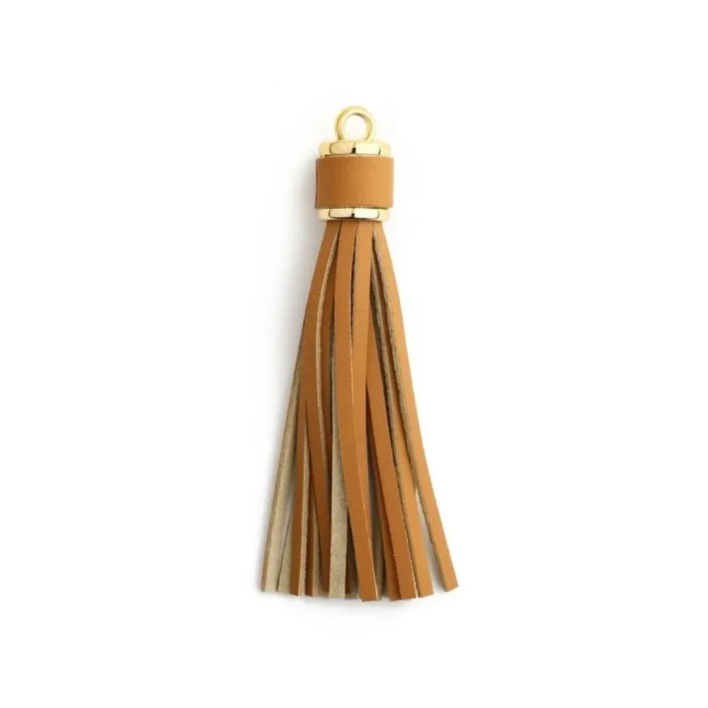 Stylish Brown Keychain/Purse Clip Tassel